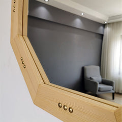 Achtgen - Natural Solid Wood Frame Mirror Home Decor